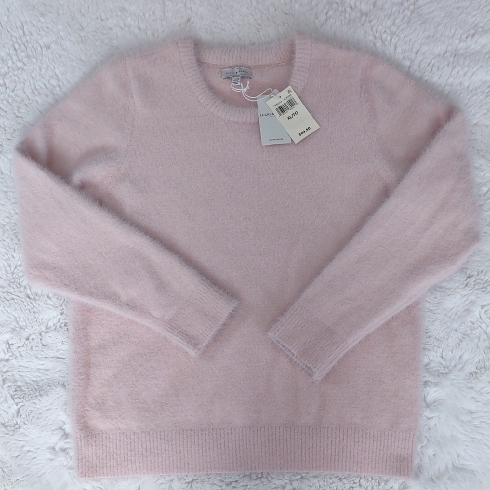 Lucky Brand Los Angeles California Sweater Pink, Size XL. - Picture 17 of 17